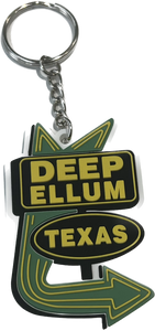 Deep Ellum  - PVC/Rubber Keychain