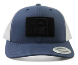 Texas Republic Star on Navy & White Snap Back Hat