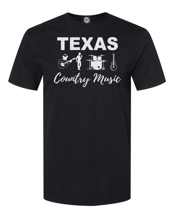 Texas Country Music T-Shirt. True red dirt country music that will not disappoint!