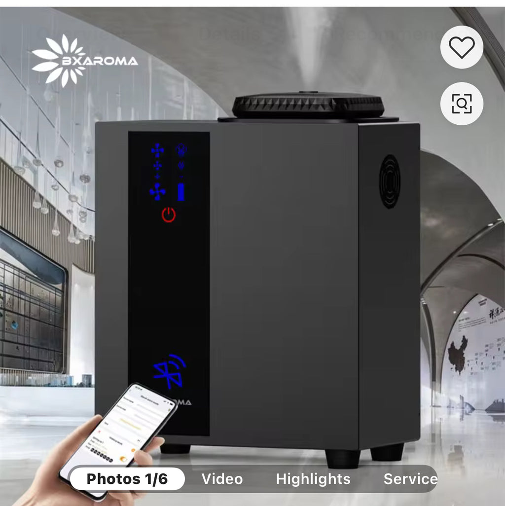 Large Diffuser 3000 SF and 2 Free 200 ml oil bottles  (Please Specify your choice of scent)