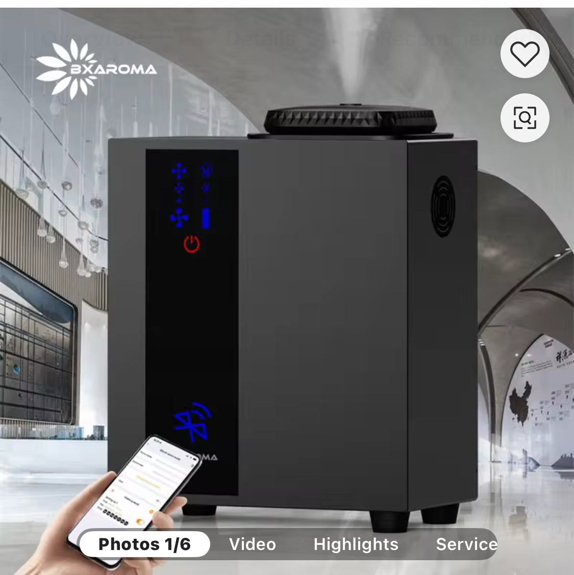 Large Diffuser 3000 SF and 2 Free 200 ml oil bottles  (Please Specify your choice of scent)