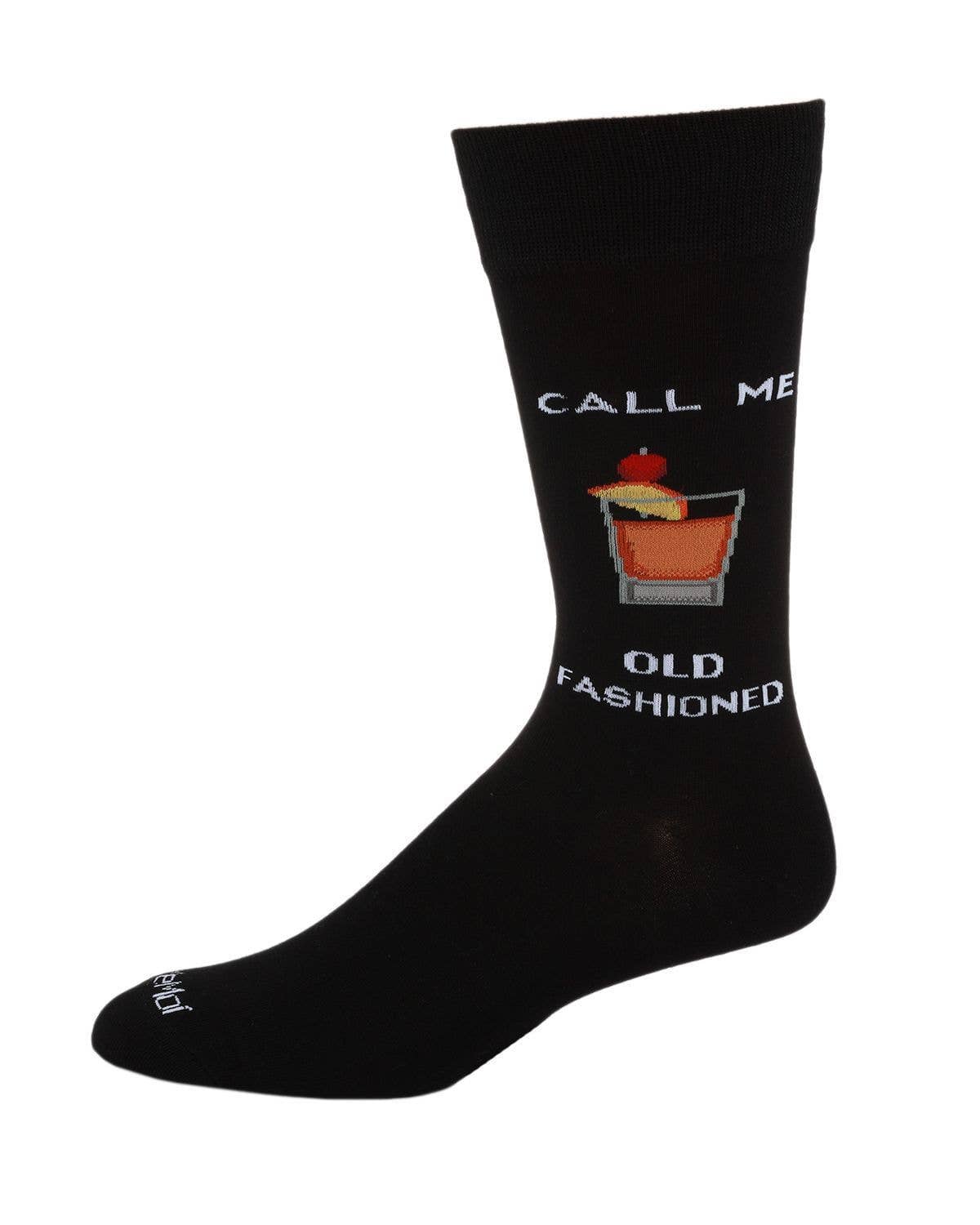 MeMoi Old Fashioned Mens Bamboo Crew Sock