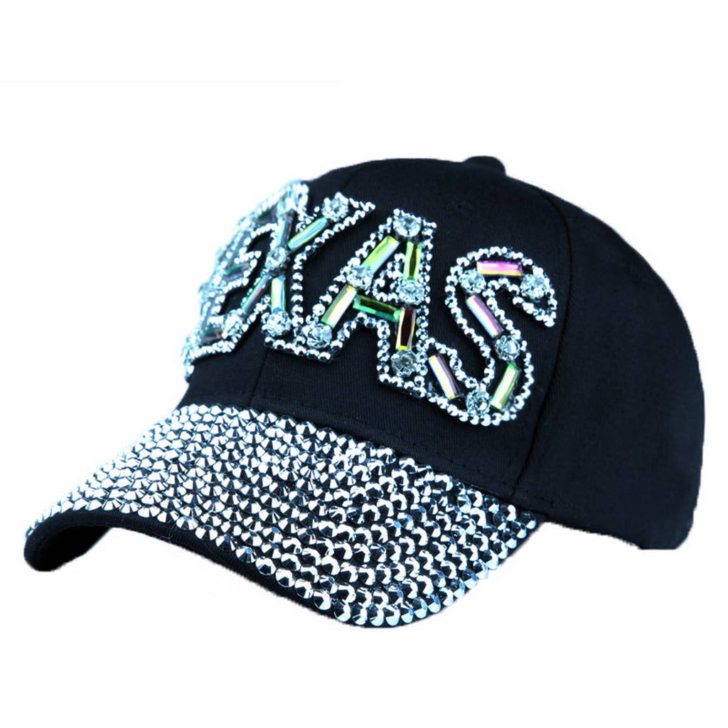 TEXAS Bling EMBROIDERED STUDDED BASEBALL