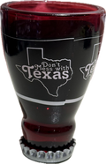 Don't Mess with Texas Shot glass Bottle Neck
