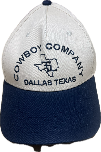 Cowboy Company  Retro 2-Tone  Natural Black Cap Hat