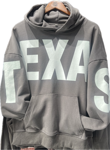 Texas Big on front French Terry Sweatshirt Hoodie