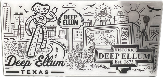 Deep Ellum Texas Magnet