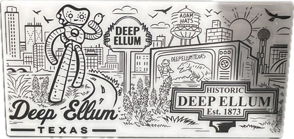 Deep Ellum Texas Magnet