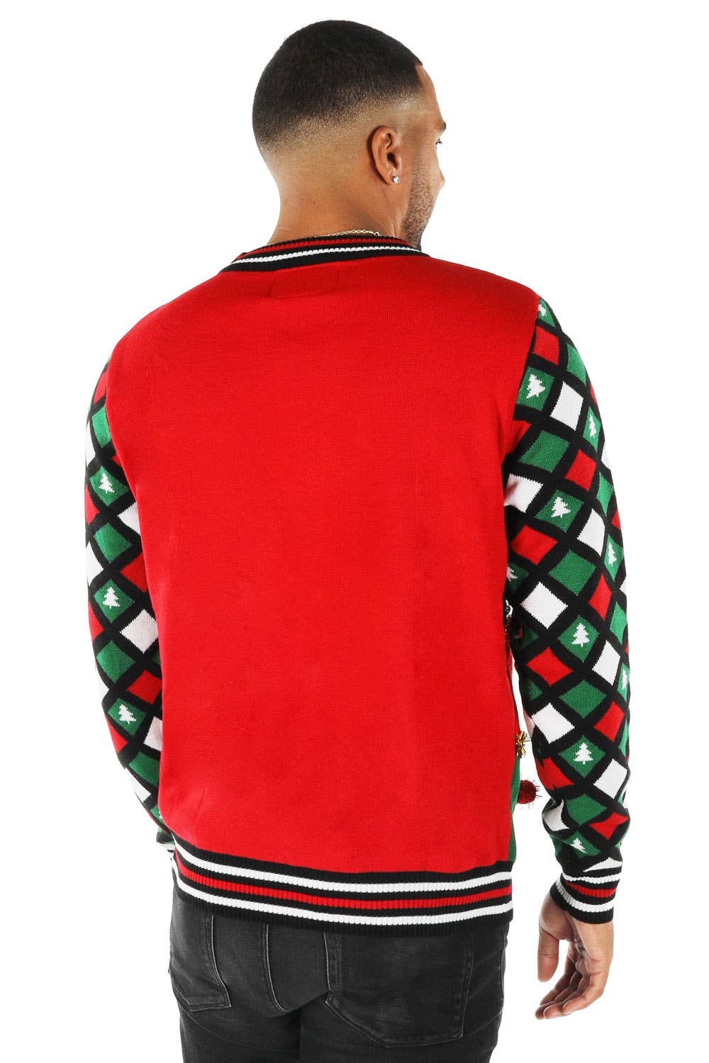 Men's Naughty or Nice Reversible Ugly Christmas Sweater