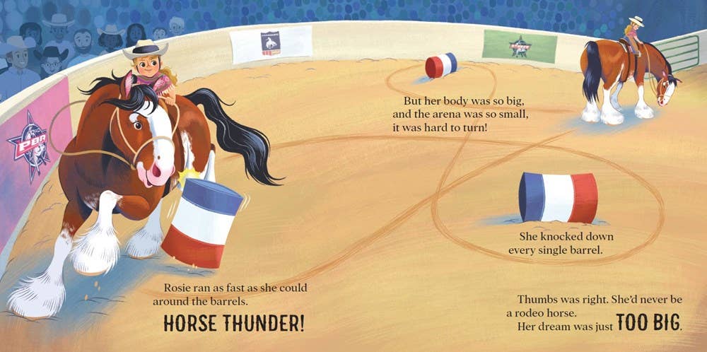 Rosie's Wild Ride : Chasing Big Rodeo Dreams Board Book