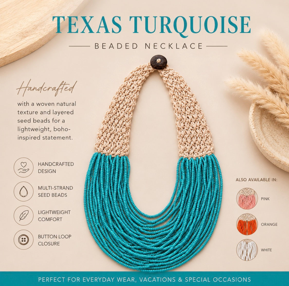Hill Country Breeze Multi-Strand Necklace