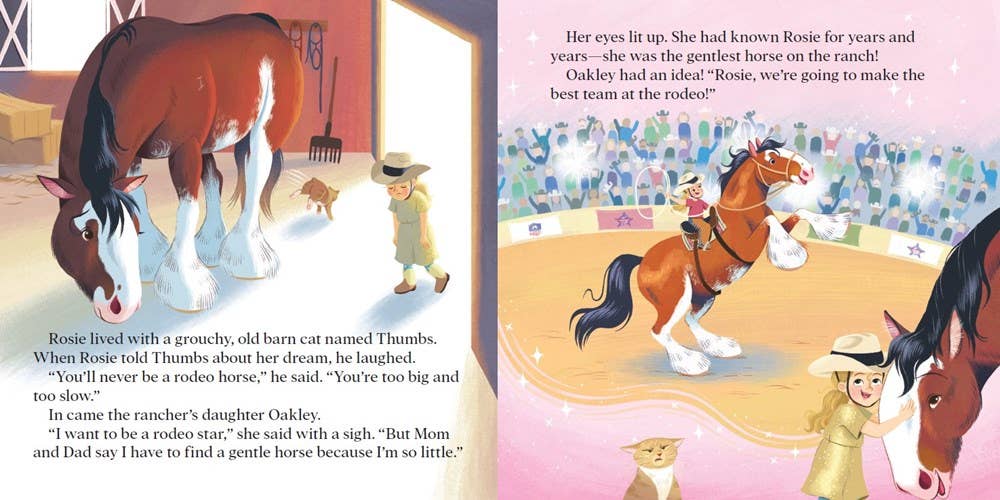 Rosie's Wild Ride : Chasing Big Rodeo Dreams Board Book