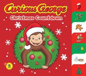 Curious George Christmas Countdown Tabbed Board Book