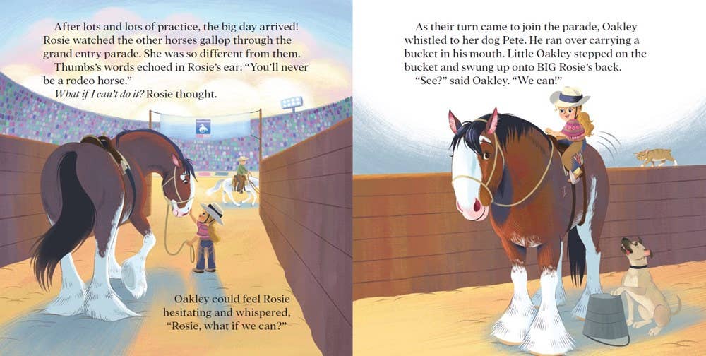 Rosie's Wild Ride : Chasing Big Rodeo Dreams Board Book
