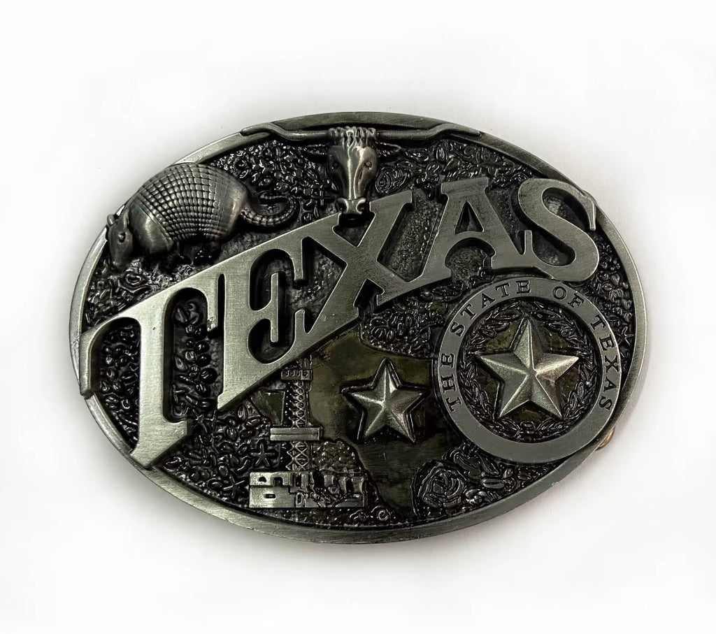 Texas Oval Belt Buckle
