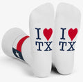 I Heart TX Texas Socks