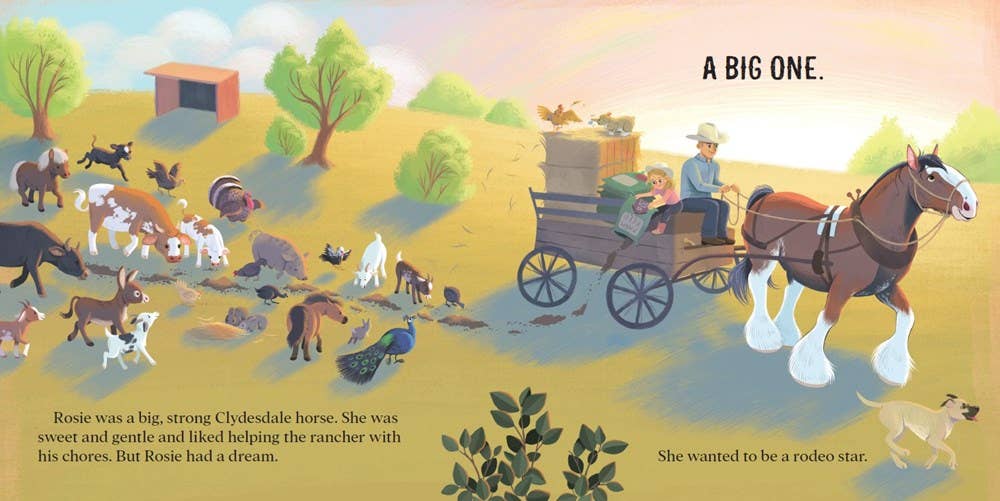 Rosie's Wild Ride : Chasing Big Rodeo Dreams Board Book