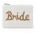 Bride Beaded Coin Purse – Bridal Zip Pouch