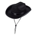 Kids Monochrome Felt Cowboy Hat Black