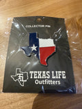 Collector edition  State Texas Flag jumbo Lapel Pin