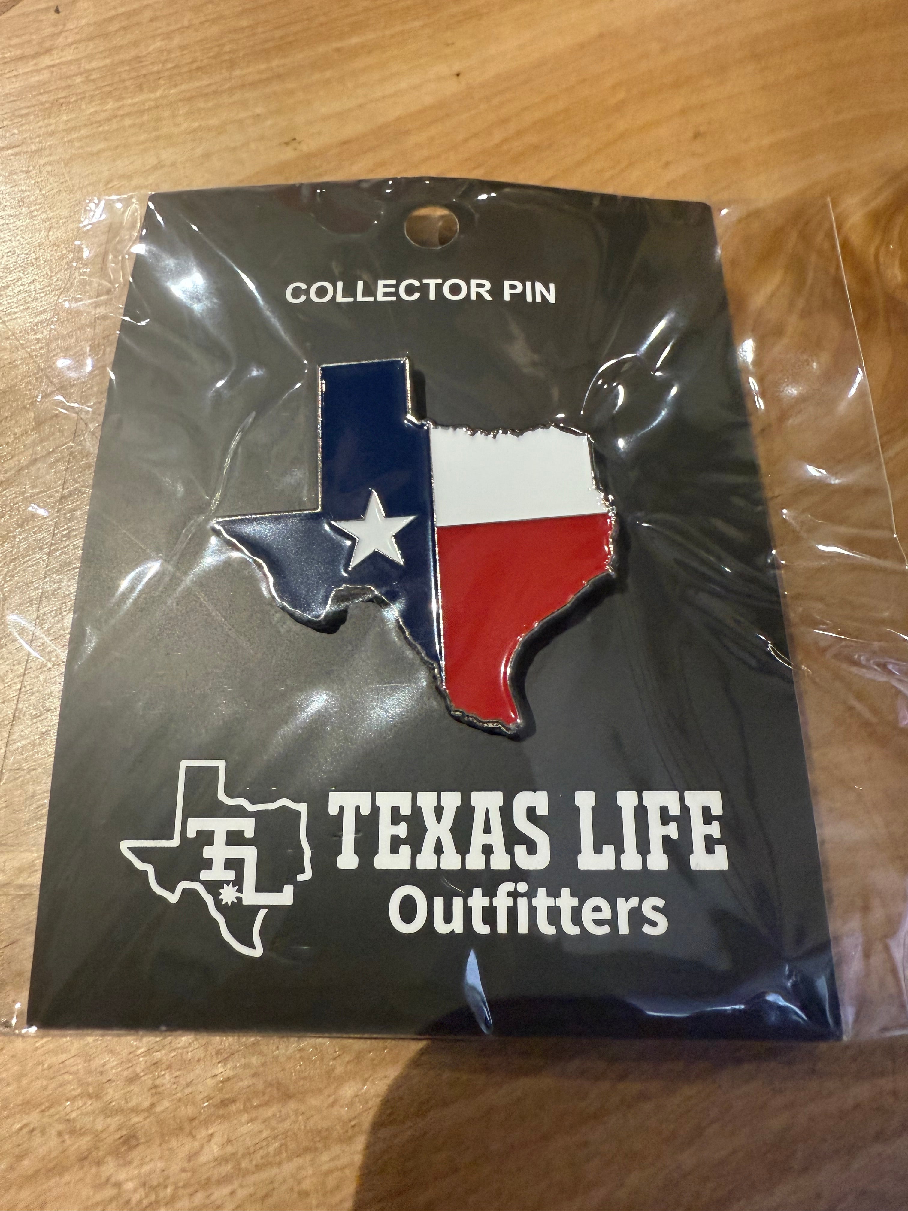Collector edition  State Texas Flag jumbo Lapel Pin