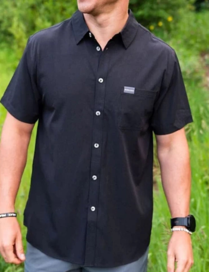 Burlebo Black Pearl Snap Performance Button-up