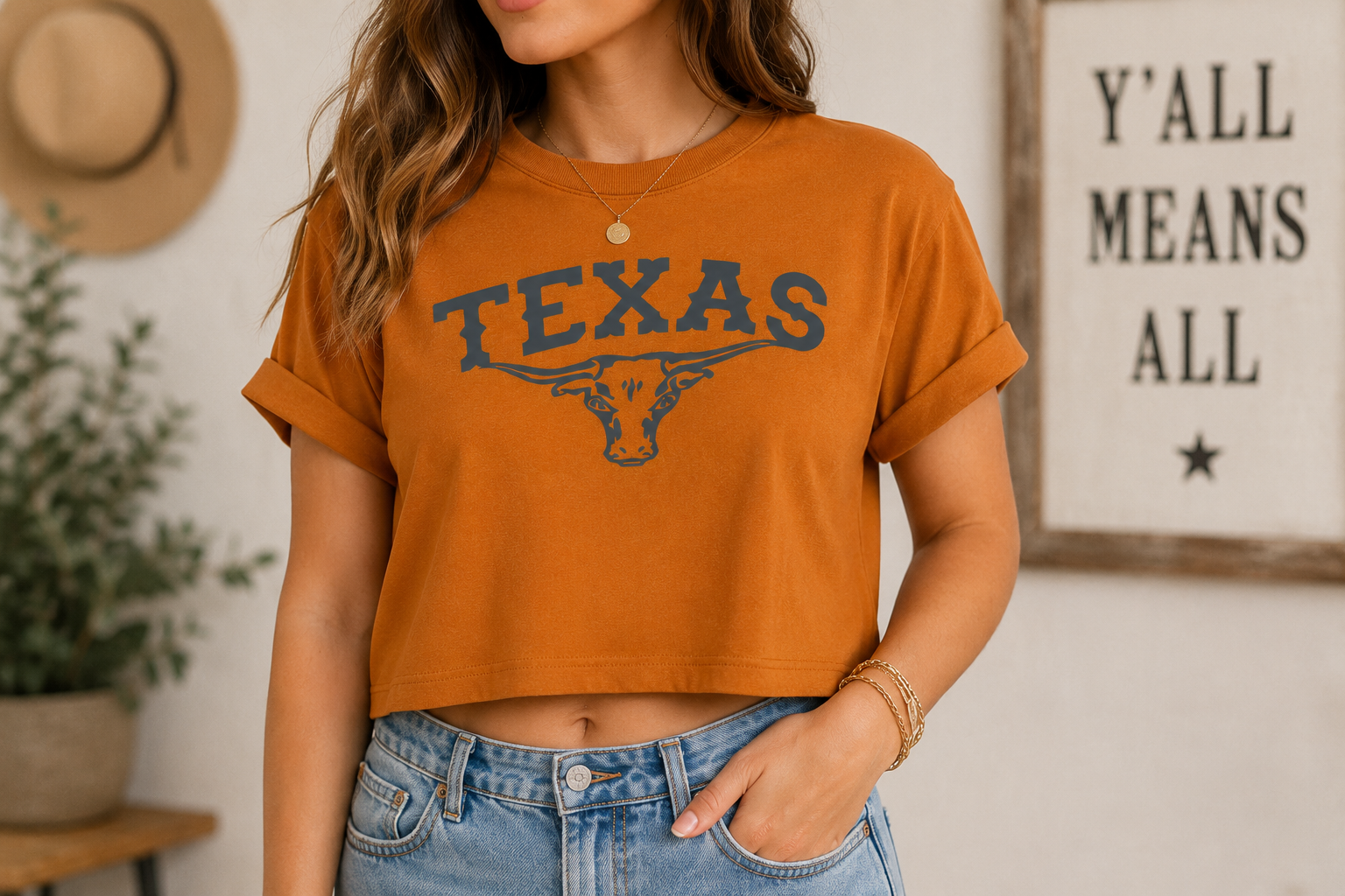 Texas  Women's 6 oz Heavyweight T-Shir