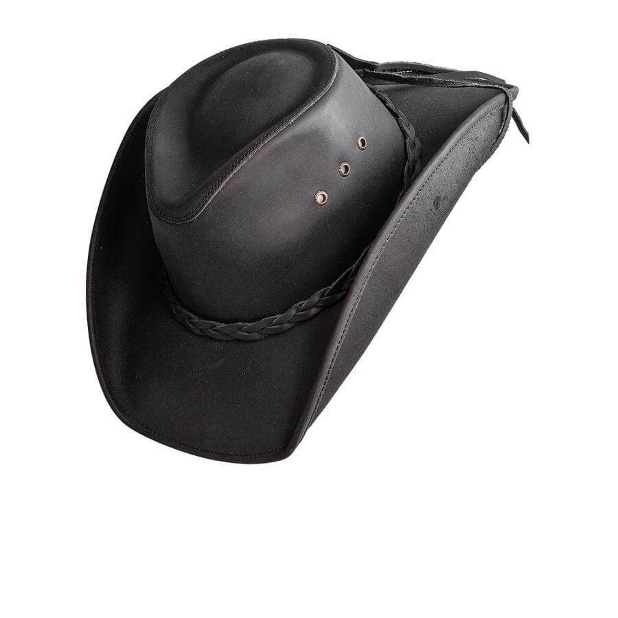 Hollywood - Mens Leather Cowboy Hat