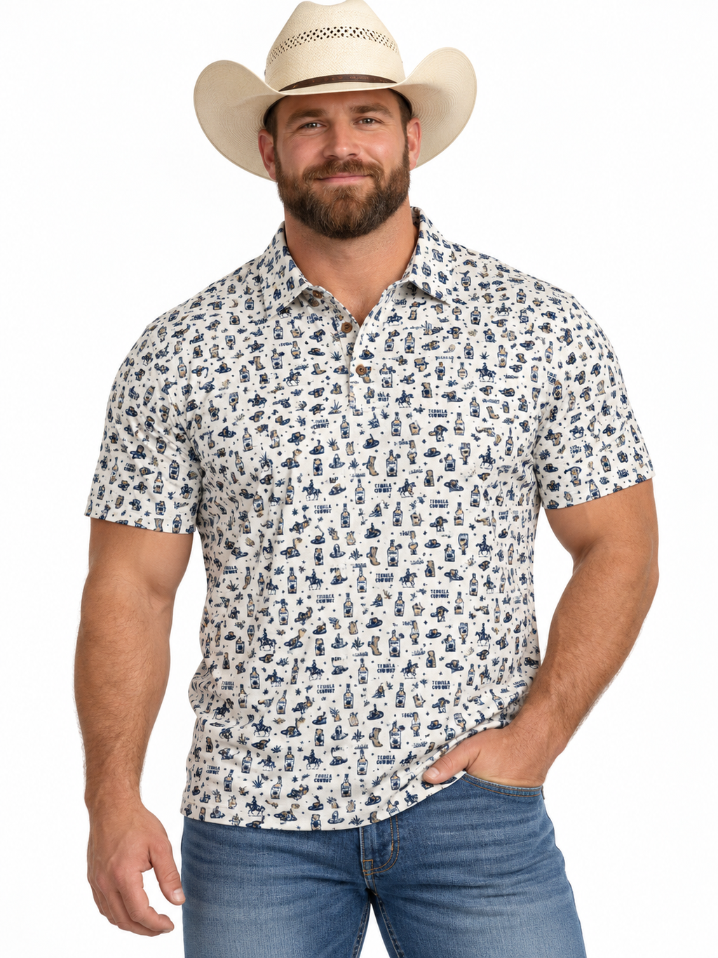 Texas Tequila, Cowboy Performance Polo