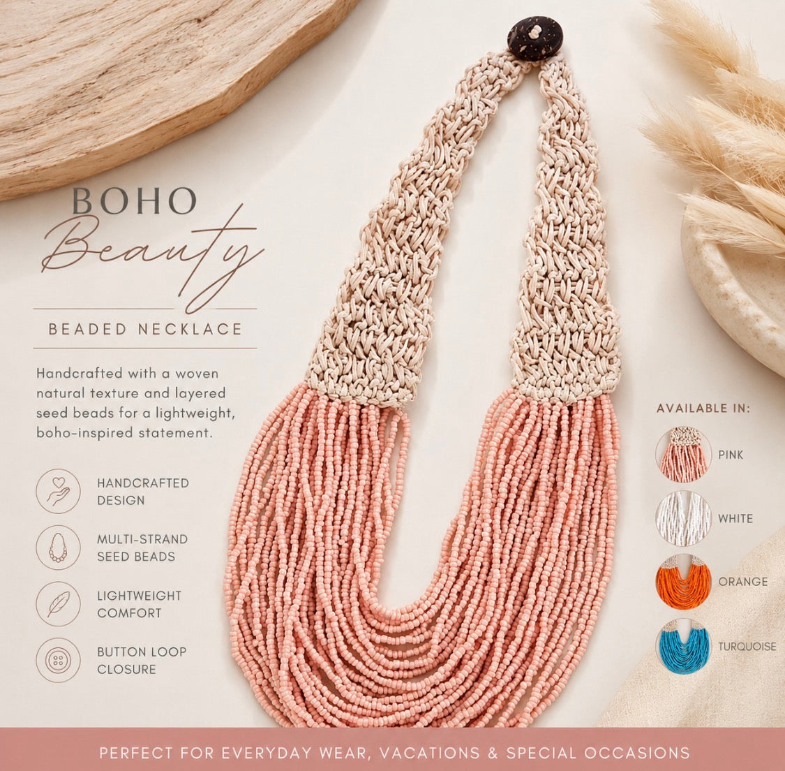 Hill Country Breeze Multi-Strand Necklace