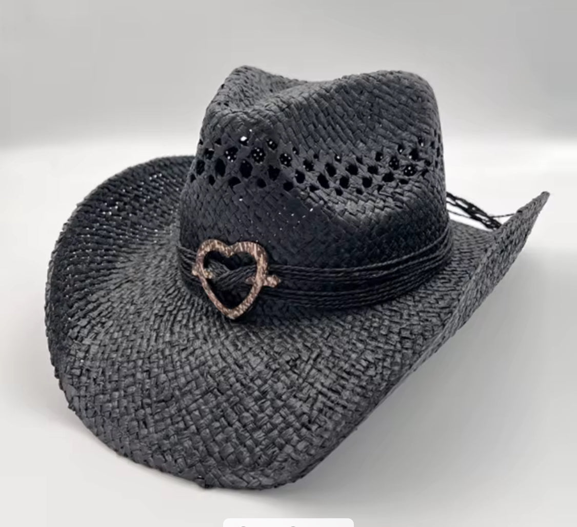 Texas  heart Boho Western Cowboy Hat