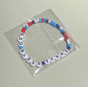 God Bless Texas Bracelet