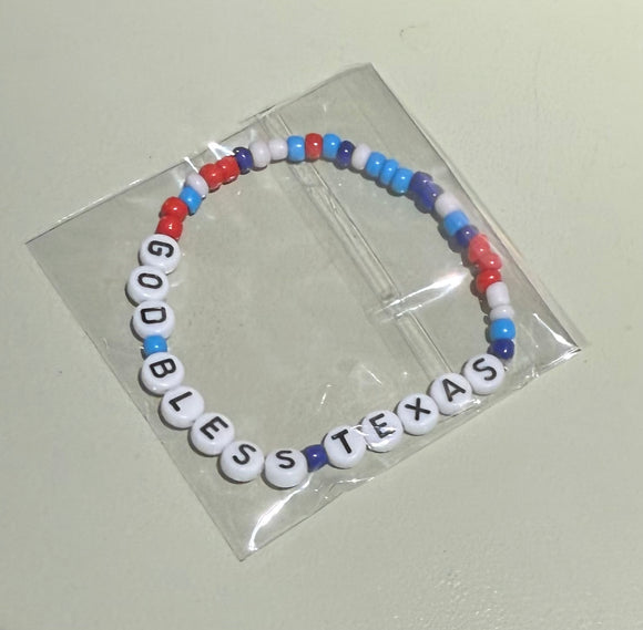 God Bless Texas Bracelet