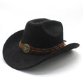 SUEDE FELT HAT COWBOY HAT MEN'S WOOL HAT FELT HAT_CWAH2510