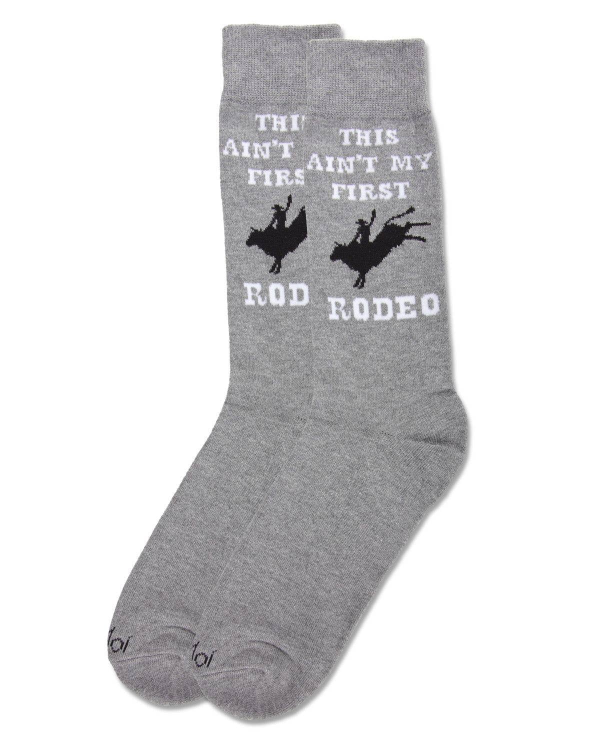 MeMoi Rodeo Bamboo Blend Men's Crew Socks