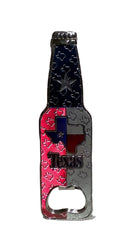 Texas Beer Bottle Opener - Magnet