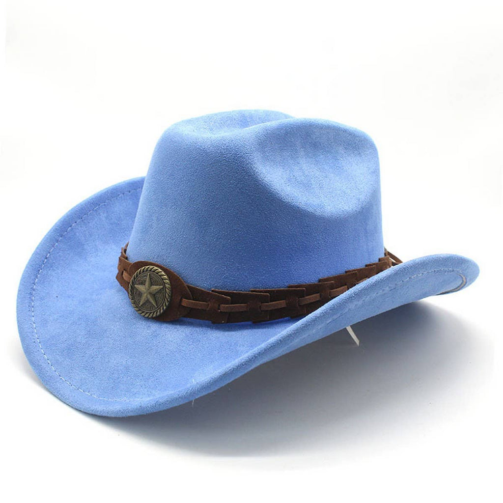 SUEDE FELT HAT COWBOY HAT MEN'S WOOL HAT FELT HAT_CWAH2510