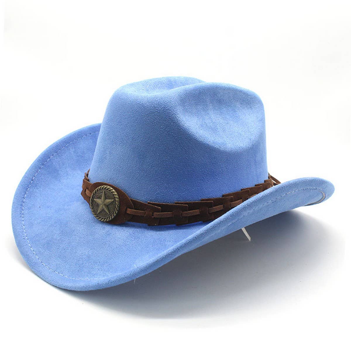 SUEDE FELT HAT COWBOY HAT MEN'S WOOL HAT FELT HAT_CWAH2510