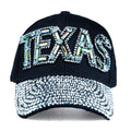 TEXAS Bling EMBROIDERED STUDDED BASEBALL