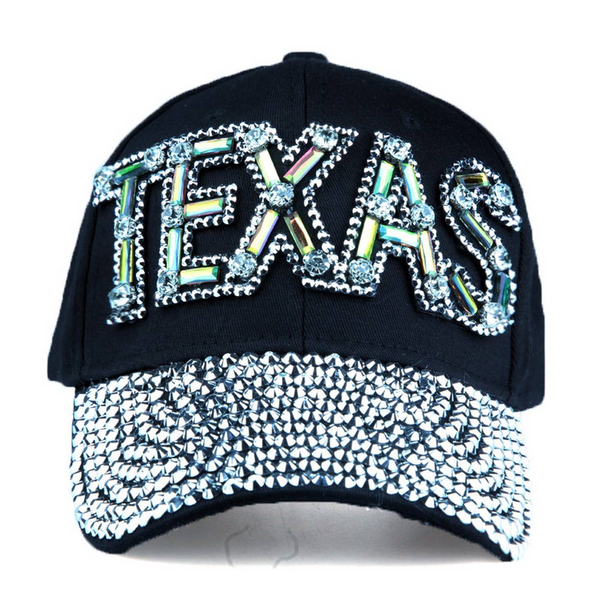 TEXAS Bling EMBROIDERED STUDDED BASEBALL