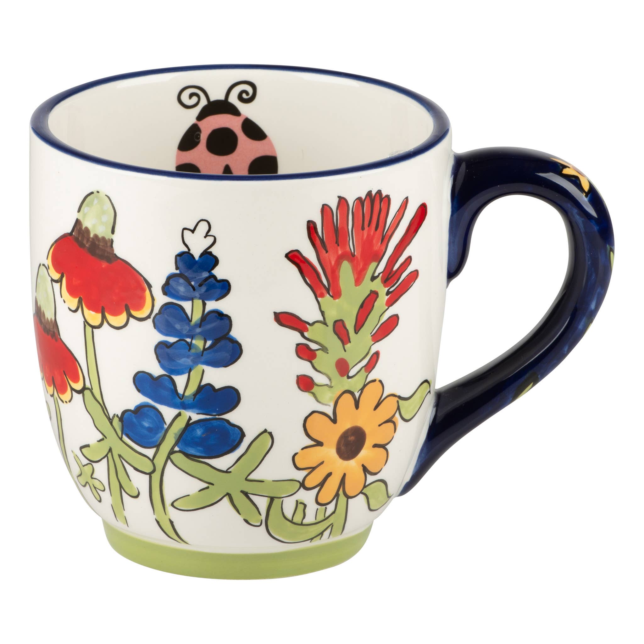 God Bless Texas Wildflower Mug