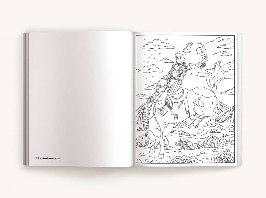 Color Me Texas: A Lone Star State Coloring Book