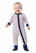 Texas Flag State, baby onesie, bamboo Zip Up