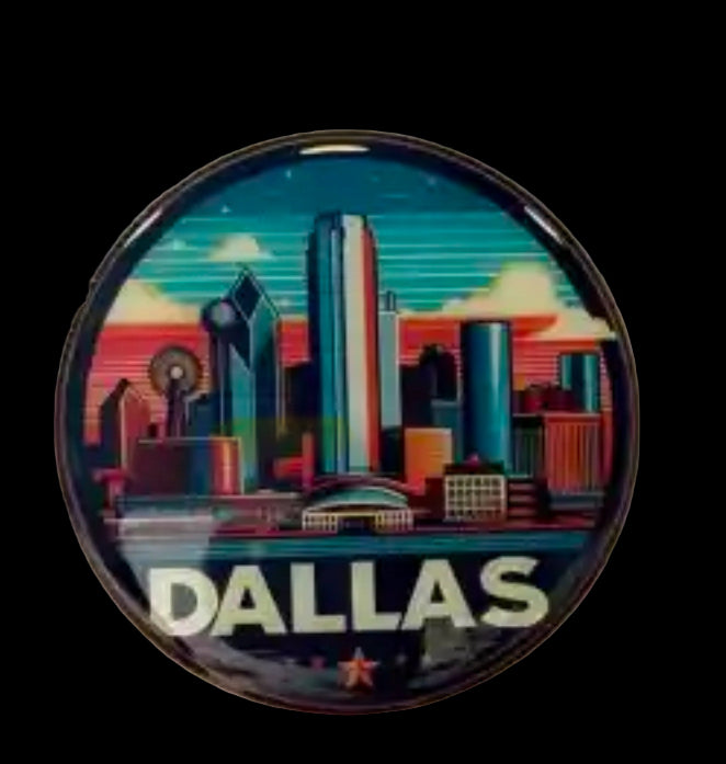 Dallas Skyline Texas -  Image, Magnet