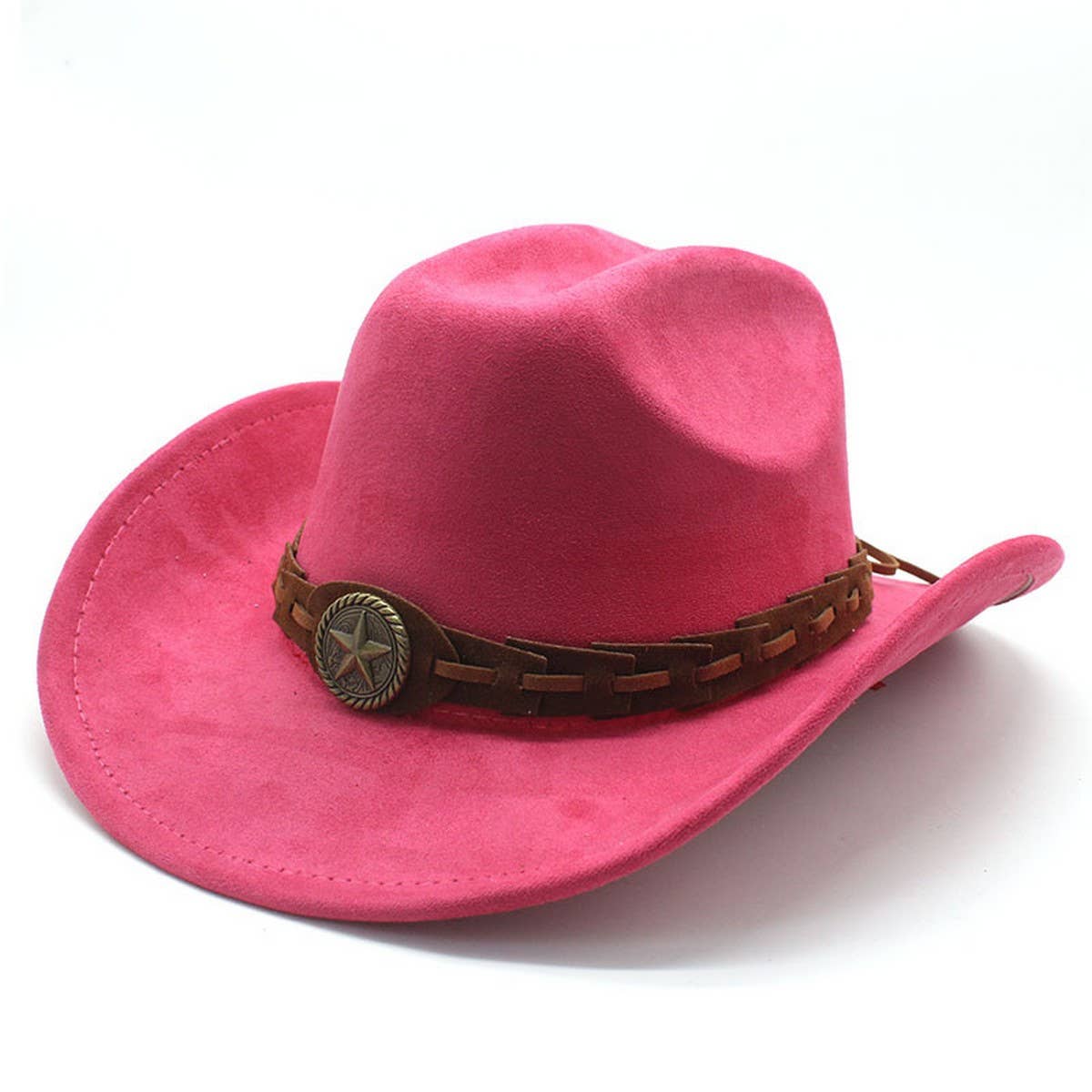 SUEDE FELT HAT COWBOY HAT MEN'S WOOL HAT FELT HAT_CWAH2510