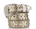 Rhinestone Cowboy Belt Gold