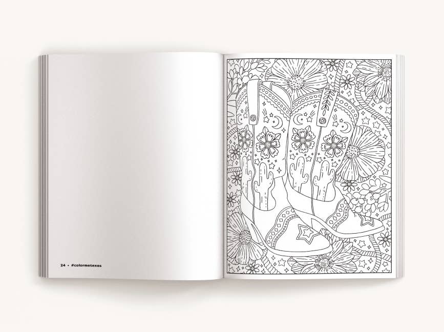 Color Me Texas: A Lone Star State Coloring Book