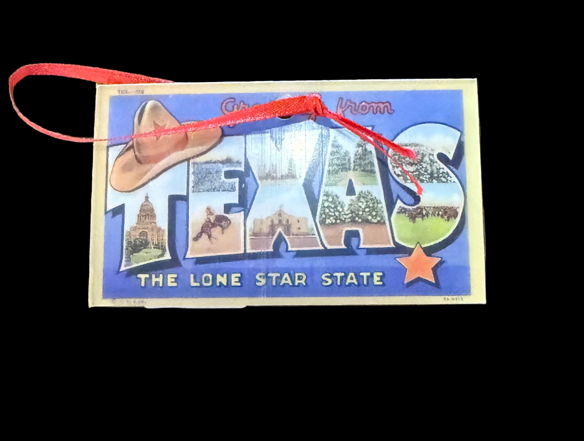 Texas Postcard Ornament