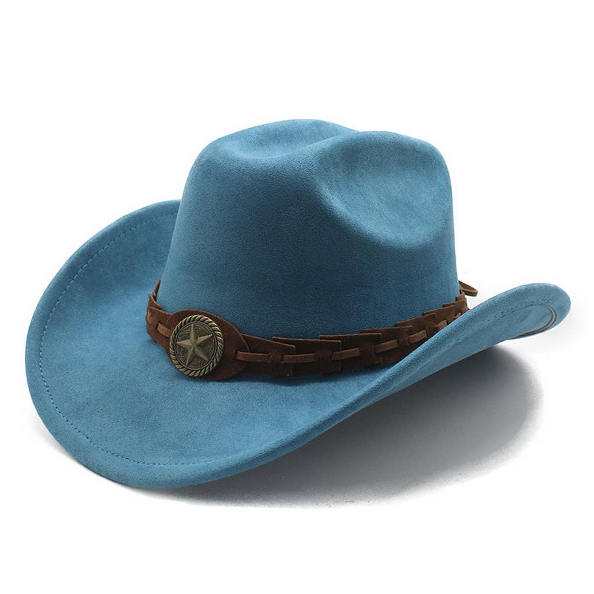 SUEDE FELT HAT COWBOY HAT MEN'S WOOL HAT FELT HAT_CWAH2510