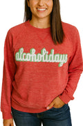 Alcoholdays crewneck, snow fleece SWEATSHIRT